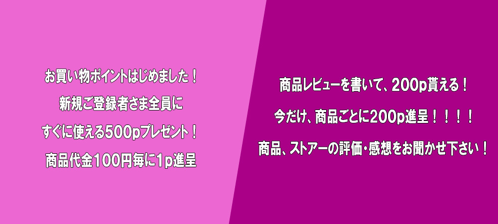 ポイントプレゼント